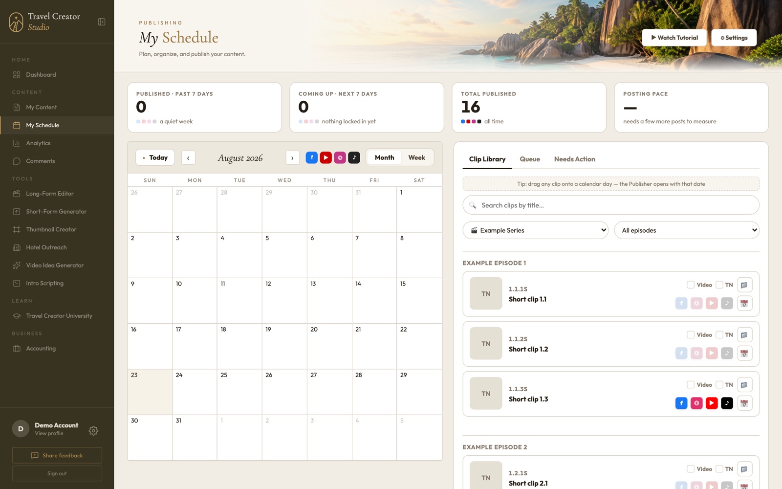 My Schedule