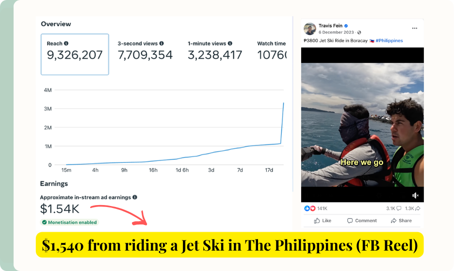 $1,500 from a jet ski ride